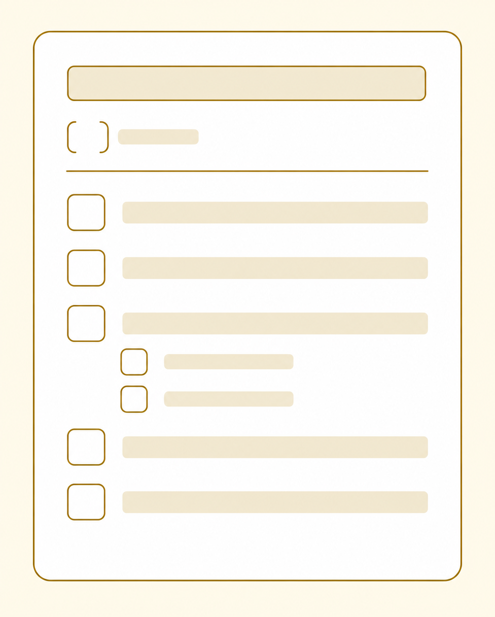 Meeting notes template preview