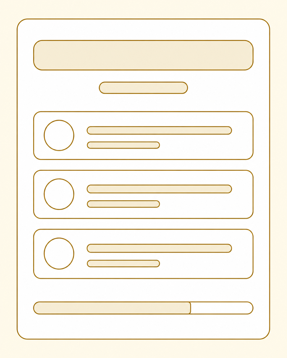 Team update template preview